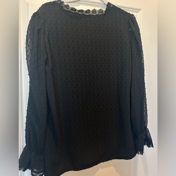 NWT La Mode Black Blouse - Picture 4 of 6